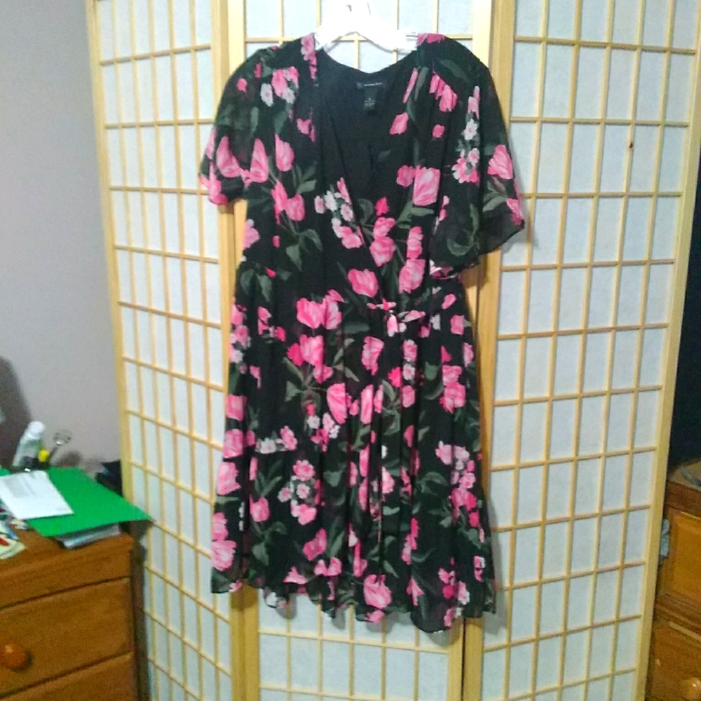 INC summer dress XL floral